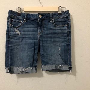 AE midi denim shorts